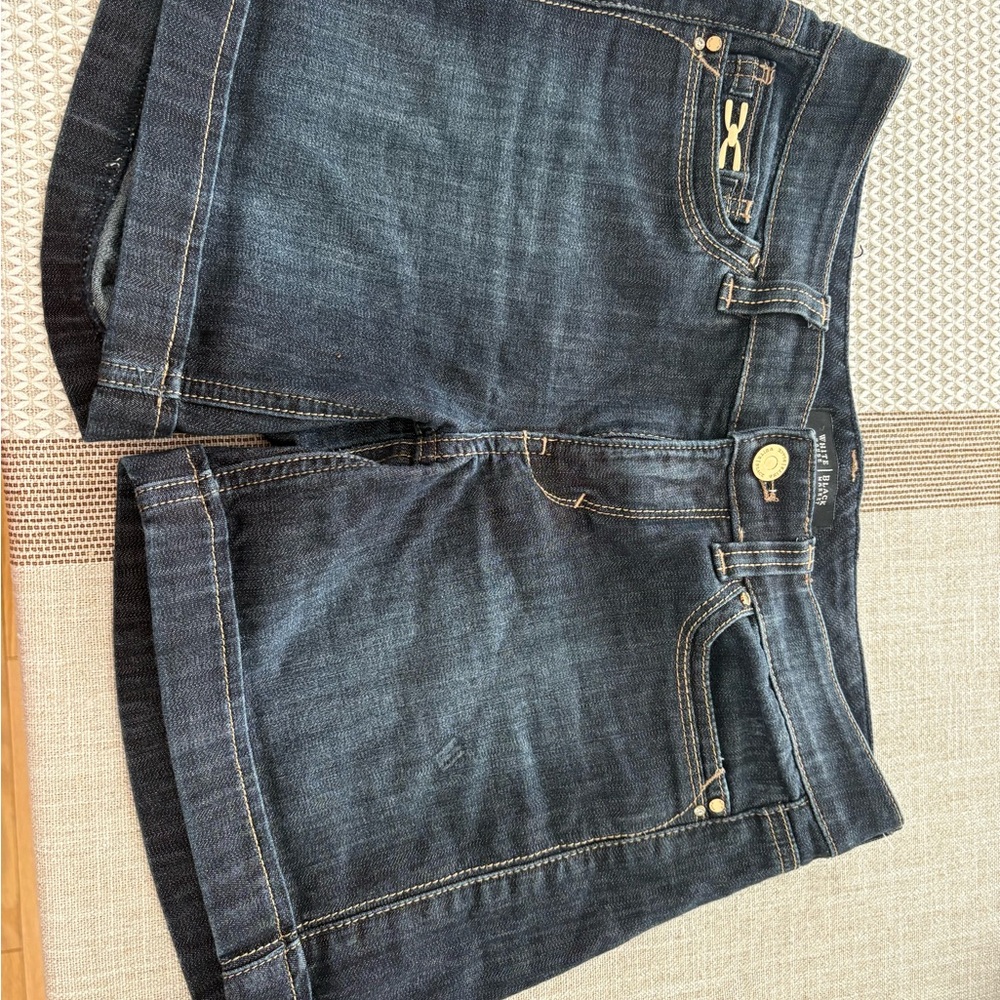 White House Black Market Indigo Denim Shorts